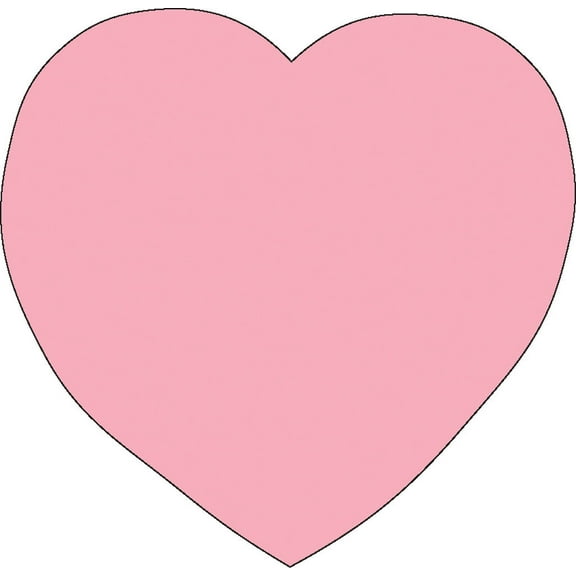 SHAPES ETC. Sticky Shape Notepad - Pink Heart