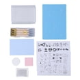 thumbnail image 4 of Kit para tallar sellos, bloques para tallar sellos de goma, herramientas para tallar goma, kit para hacer sellos de goma, uso práctico, 4 of 14