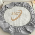 thumbnail image 5 of Tgbvmt Fitted Mattress Protector Cover, Winter Warm Breathable Non-Slip Quilted Protective Bed Sheet, Skin-Friendly Cotton for Comfort, Easy to Wash, Soft and Durable Mattress Cover for All Seasons, 5 of 6