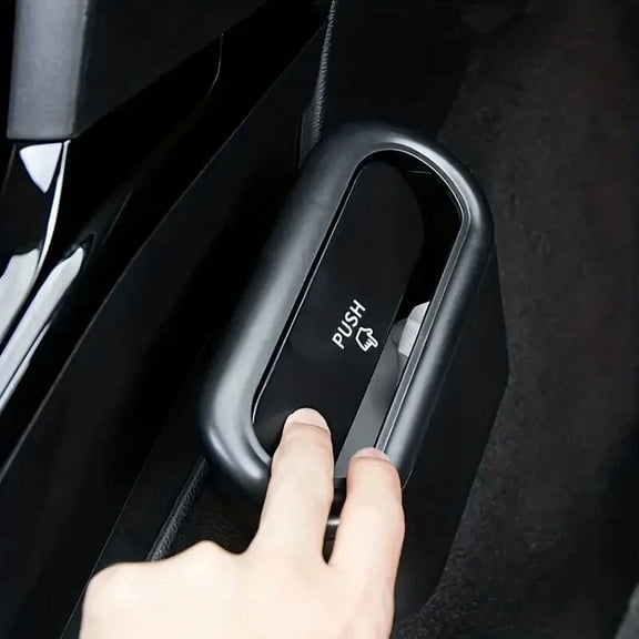 1Pc Car Trash Can - Mini Garbage Bin And Organizer, Car Interiors