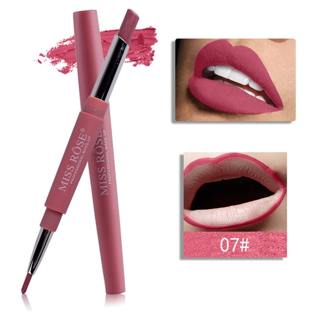 Lápiz labial para mujer, tinte labial, brillo labial, lápiz labial multifuncional, lápiz labial y delineador de labios, brillo labial