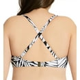 thumbnail image 3 of Women's Bleu Rod Beattie O22179X Plus Size Urban Oasis Shirred Swim Top (Black 16W), 3 of 4