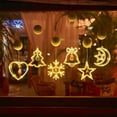 thumbnail image 2 of 2023 Año Nuevo Navidad Festival decoración De ventanas cortina Luces escena cadena Luces Led De plástico Luces De Navidad, 2 of 4