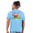 thumbnail image 2 of Men's Margaritaville Light Blue Houston Texans Flip Flop T-Shirt, 2 of 2