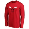 thumbnail image 2 of Men's Coby White Red Chicago Bulls Playmaker Name & Number Long Sleeve T-Shirt, 2 of 3