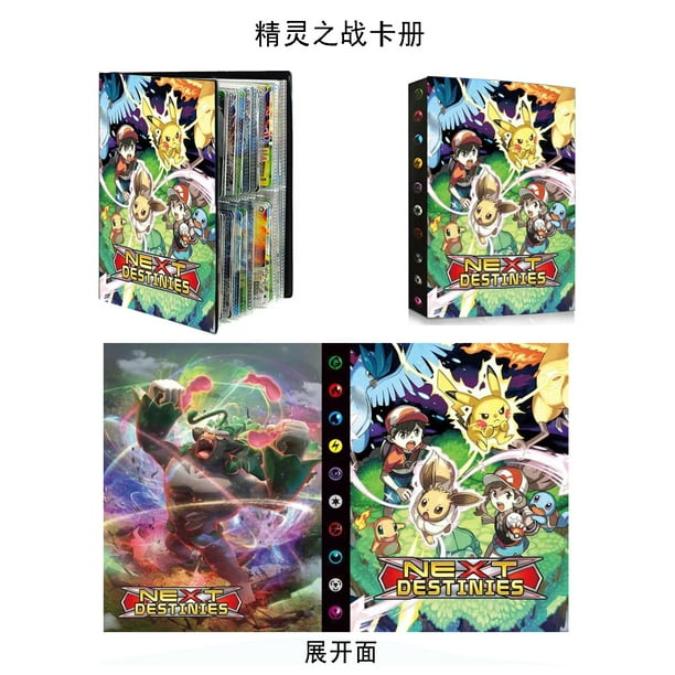 Álbum de fotos de Pokémon Baokemeng Card Book Elf White Transparent Card Bag Small Card Storage Bag Photo 4 Palace 9