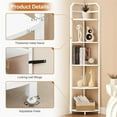 thumbnail image 5 of Corner Shelf 11.02"D x 11.81"W x 62.4"H - white 5-Tier, 5 of 5