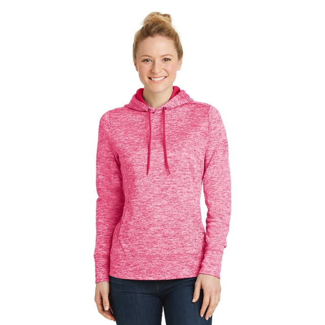Jersey con capucha Sport-Tek® Ladies PosiCharge® Electric Heather Fleece. LST225 deporte-tek LST225