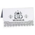 thumbnail image 1 of 100 Uds. Hueco Eid Mubarak para asiento Mesa tarjeta Ramadán papel nombre Placecard Suppl, 1 of 5