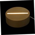 thumbnail image 4 of ORDDIART 1Pack Wood Craft Lamp Base Light Base Holder For Office Table Decoration, 4 of 8