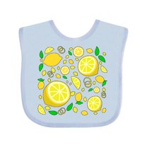 Inktastic Lots of Lemons- citrus fun Boys or Girls Baby Bib