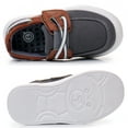 thumbnail image 5 of Blikcon Toddler Boys & Girls Hook And Loop Boat Shoes Lace Up Loafers (Toddler/Little Kid), 5 of 8