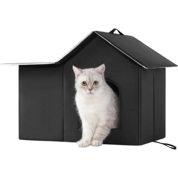 Winter Outdoor Cat House, Thickened Waterproof Insulated Shelter, For Cats, Rabbits, Dogs