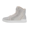 thumbnail image 2 of J75 by Jump Sestos Off White Textile Upper Light Weight Stylish Lace-up Matching Rhinestone Jewels High-top Fashion Sneakers Walking Sneakers for Men 11, 2 of 5