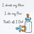 thumbnail image 2 of CafePress - I Drink My Moo Baby Gifts Infant Bodysuit - Baby Light Bodysuit, Size Newborn - 24 Months, 2 of 4
