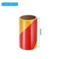 thumbnail image 2 of Unique Bargains Ruban Réfléchissant, Ruban Adhésif de Sécurité Imperméable 4 Pouces x 10 Pieds pour Remorques, Rouge Jaune, 2 of 6