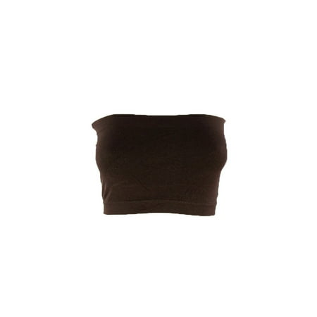 - Kathy Women's Strapless Bra Cropped Seamless Tube Top Stretch Sport Bandeau