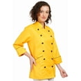 thumbnail image 2 of Women's Multi-Color 3/4 Sleeve Chef Coat, Culinary Uniform for Food Service, 2 of 7