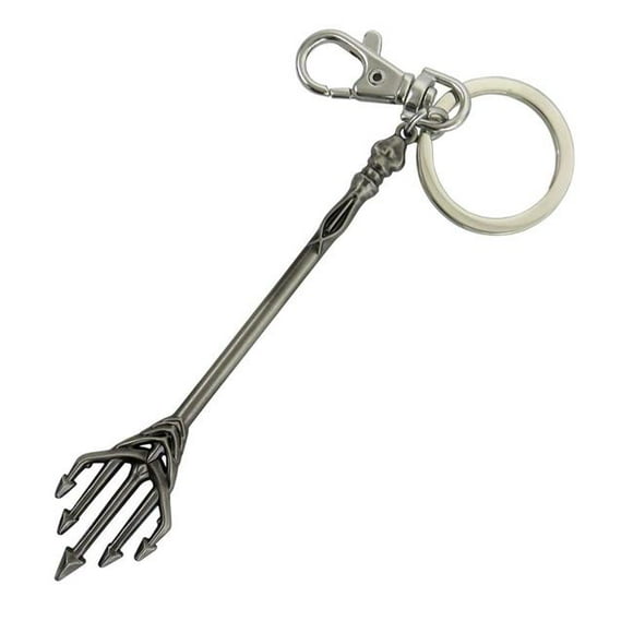 Trident Pewter Keychain