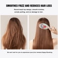 thumbnail image 5 of Hair Brush Floral Rose Cushion Base Hair Brushes Touch Paddle Oval Hairbrush, 5 of 7