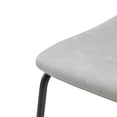 thumbnail image 7 of Pemberly Row 30" Industrial Faux Leather Barstools in Gray (Set of 2), 7 of 7