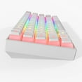 thumbnail image 5 of 60% Wired Mechanical Keyboard, Hot Swappable RGB Gaming Keyboard with PBT Doubleshot Pudding Keycap, All Key Programmable, NKRO,Gateron Optical Switch for PC Laptop Gamer, 5 of 13