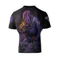 thumbnail image 1 of Raven Fightwear Men's BJJ Horror Cthulhu Short Sleeve BJJ Rash Guard MMA Black, 1 of 3