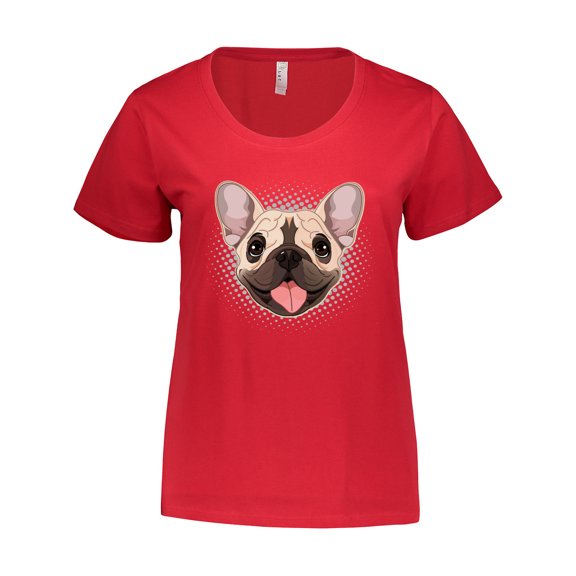 Inktastic French Bulldog Dog Women's Plus Size T-Shirt