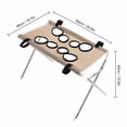 thumbnail image 3 of 20.5*15.7'' Dog Grooming Hammock Stand, Foldable Pet Bath Holder Shower Chair, Iron Pet Bath Stool for Small & Medium Dogs Cats With Washable Mesh, Joint Support During Bathing Salon Use(Gray), 3 of 5