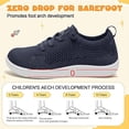 thumbnail image 4 of Barerun Toddler Barefoot Slip-On Tennis Shoes with Drawstring for Girls and Boys, 4 of 7