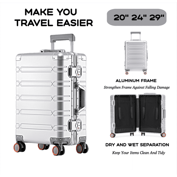 Aluminum luggage hotsell