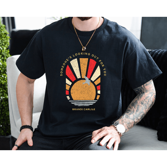 Brandi Carlile Looking Out Folk Music Concert Tour Fan Unisex T-Shirt, up to size 3XL.