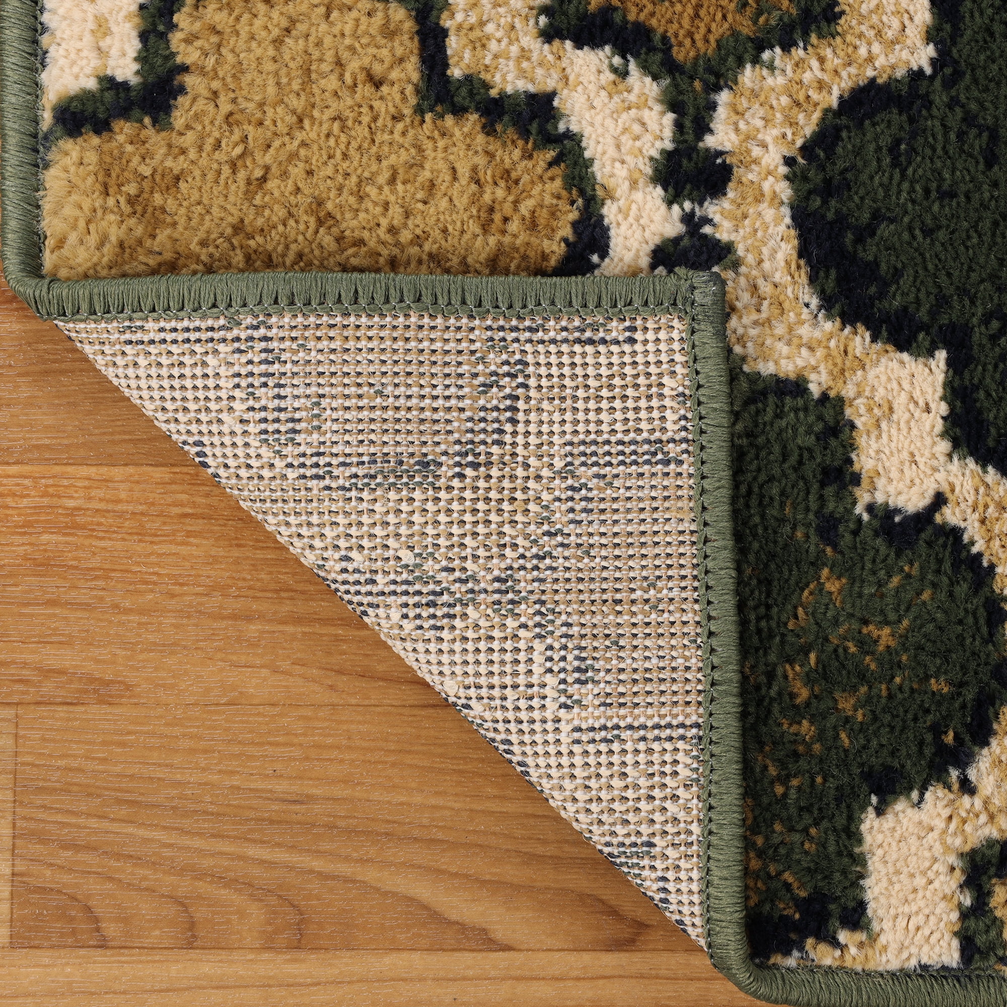 Superior Viking Trellis Indoor Large Area Rug, 5' x 8', Green