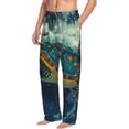 thumbnail image 6 of Naloa Surfing Turtle Pajama Pants Men, PJ Bottoms, Sleep & Lounge Pants-Small, 6 of 6