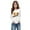 White, variant on UQJfacai Girls Long Sleeve Shirts Kids Bear Graphic Tees Casual Fall Tunic Tops Fashion Crewneck Cute Blouses 2-15 Years