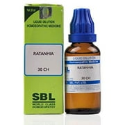 SBL Homeopathic Ratanhia Dilution 30 CH