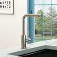 thumbnail image 3 of Brushed Nickel Kitchen Faucets with Pull Down Sprayer, Single Handle Kitchen Sink Faucet with Pull Out Sprayer, 3 of 6