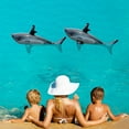 thumbnail image 4 of Kids Inflatable Toy Shark Shape Summer Toy Pool Float Trick Toy Water Float, 4 of 9