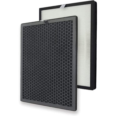 HQRP Replacement HEPA Filter + 4 Carbon Pre-Filters For Whirlpool Whispure Air Purifiers – Fits 1183051K, 8171433K