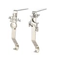 thumbnail image 3 of Stockings Hook,Christmas Metal Stocking Holders Fireplace Hooks,Christmas Stocking Hooks Xmas Hanging Ornament,Stainless steel Fireplace Mantle Stocking Christmas Deer and Snowman Sunnimix  Gancho para medias, 3 of 8