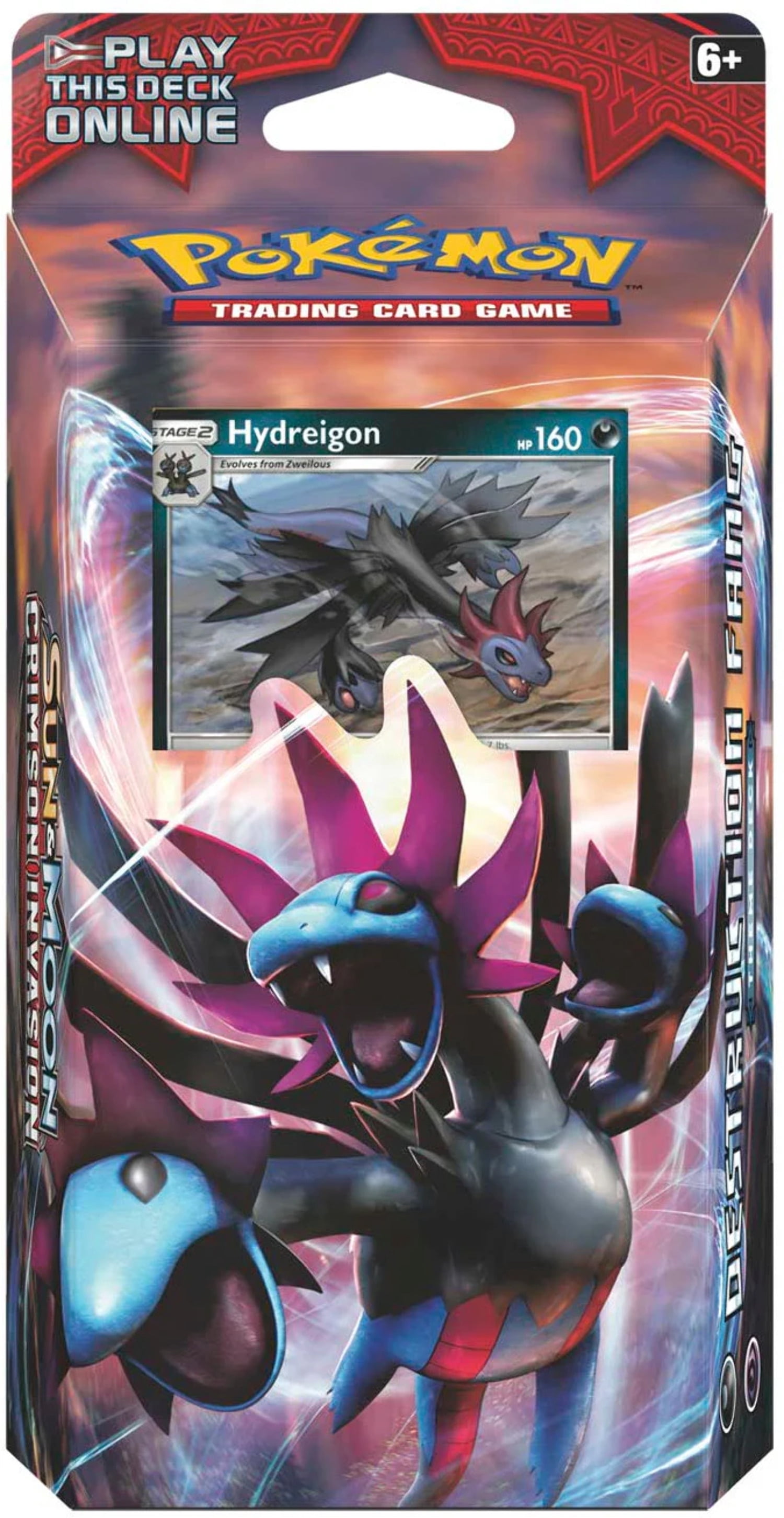 Pokemon Cards Sun & Moon Crimson Invasion Theme Deck - Kommo-o or Hydreigon - one at random