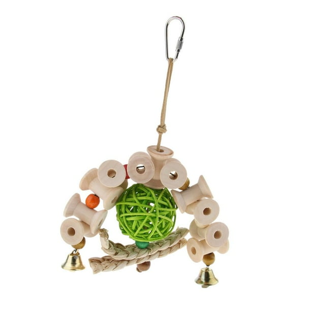 Juguete de Pájaro , , Mediano, Grande, , Bloques de para Masticar, Juguete de Inteligencia - 1, tal se describe 1 Yinane Bird Parrot Chew Toys