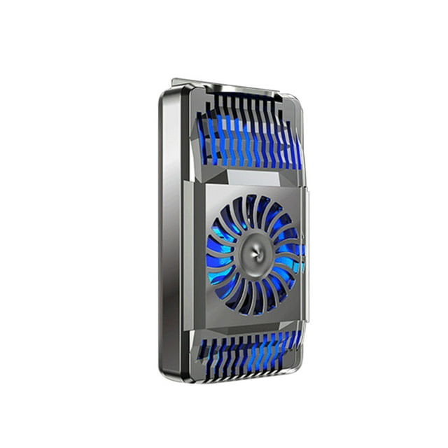 Enfriador de teléfono móvil Ventilador de enfriamiento de disipación de calor portátil alimentado por USB para teléfono celular ajustable, plateado Advancent EL4698-02B