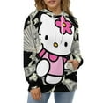 thumbnail image 5 of HELLO KITTY Hoodie with Pocket Anime for Men Women Couple Gift, 5 of 7