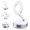 White, variant on Nano Gel Vacuum Lock Phone Holder, Magnetic Phone Holder For Car Dashboard, 360° Adjustable Vacuum Suction Phone Mount with 2800gf Strong Magnetic Hold, Swivel Lock Cell Phone Holder