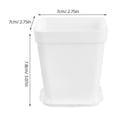 thumbnail image 2 of Toyvian Set of 12 White Plastic Flower Pots with Drainage Holes for Indoor and Outdoor Planting, 2 of 6