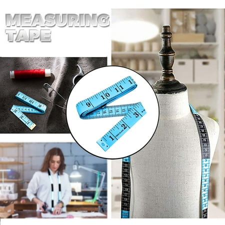 

SRstrat Soft Tape Measure Double Scale Flexible Ruler for Weight Loss Medical Body Measurement Sewing Tailor Craft Measuring Tape for Body Fabric Sewing Tailor Cloth Knitting Home Craft Measureme