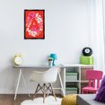 thumbnail image 4 of Stupell Industries Art Deco Floral Bloom Letter A Black Floating Frame Canvas Art, 17 x 25, by Hannah Byatt, 4 of 8