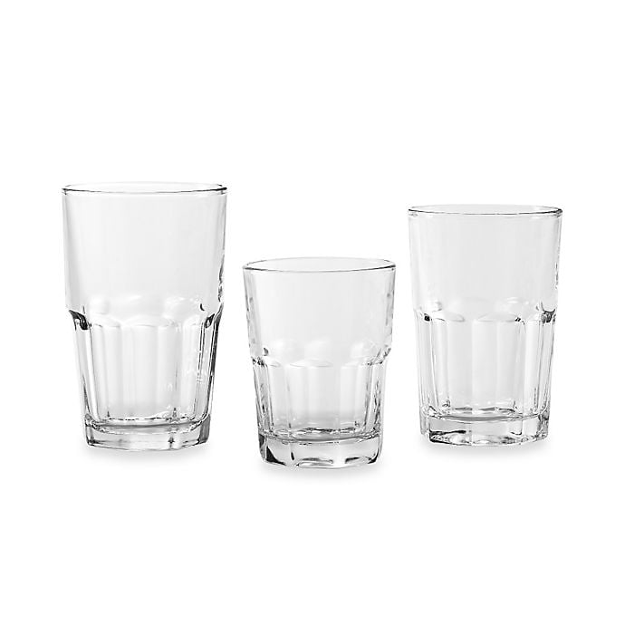 Libbey Glass 1783099 Boston Beverage Glassware Set, 18Pc.