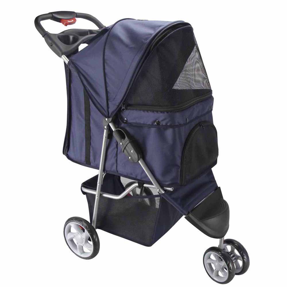 Paws & Pals Pet Stroller Cat/Dog Easy Walk Folding Travel Carriage